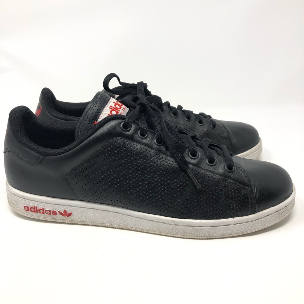 Adidas Stan Smith Black Leather Size: 11.5